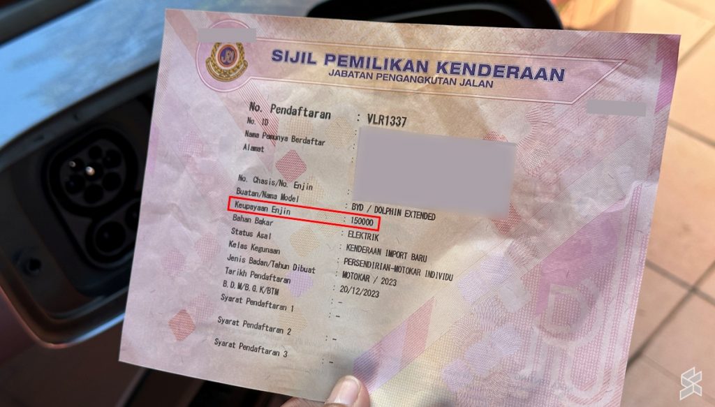 EV Road Tax Malaysia - 2026