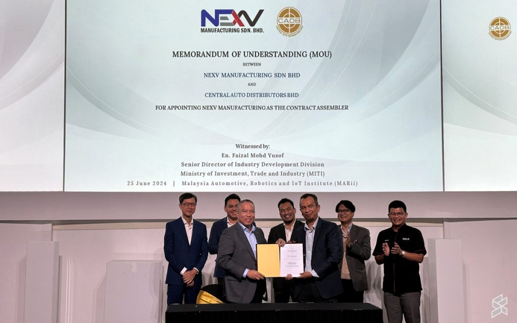 NexV Manufacturing - Central Auto Distributors - MoU