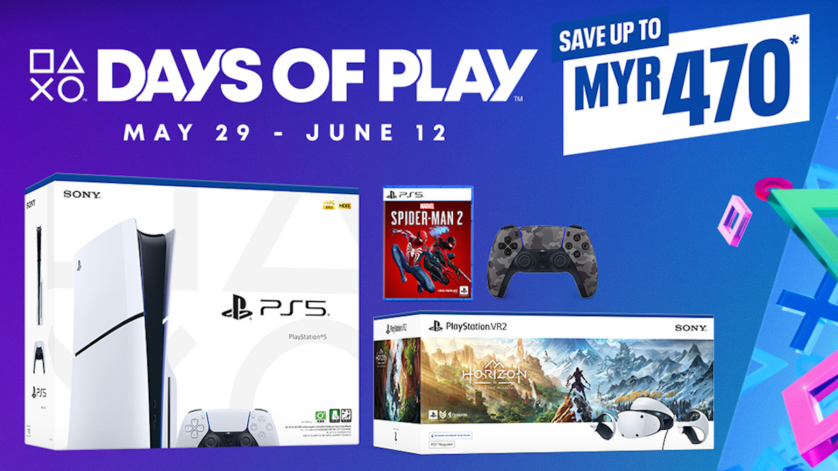 Days of Play 2024 sale Get PS5 Slim, PSVR2 with discounts of up to RM470