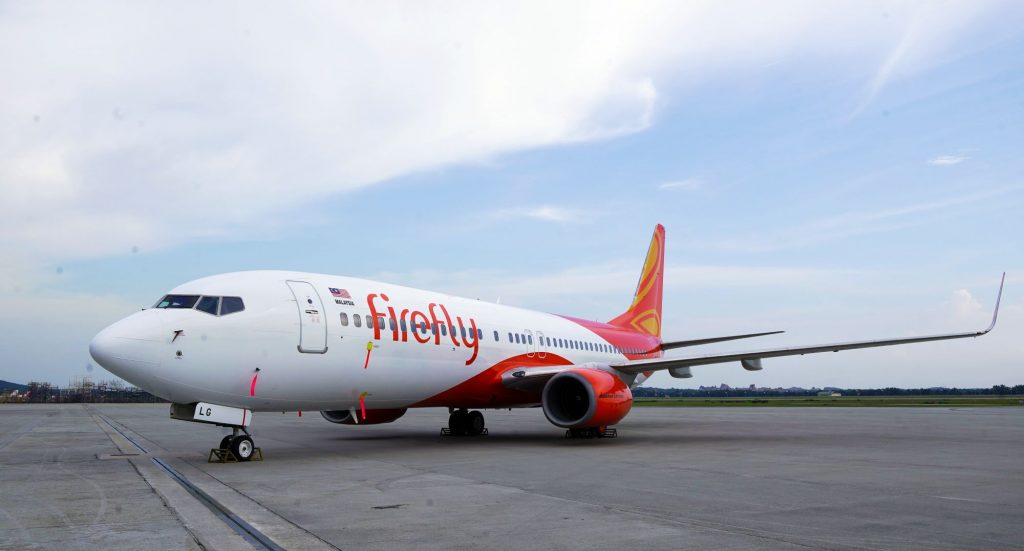 Firefly operates B737 flights from Subang to PEN and BKI