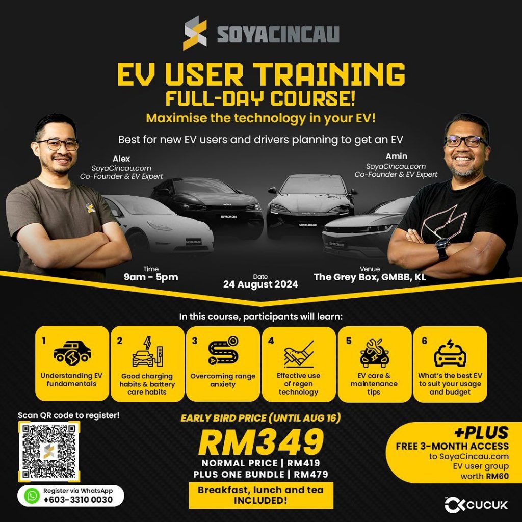 SoyaCincau.com EV User Training Course on 24th August
