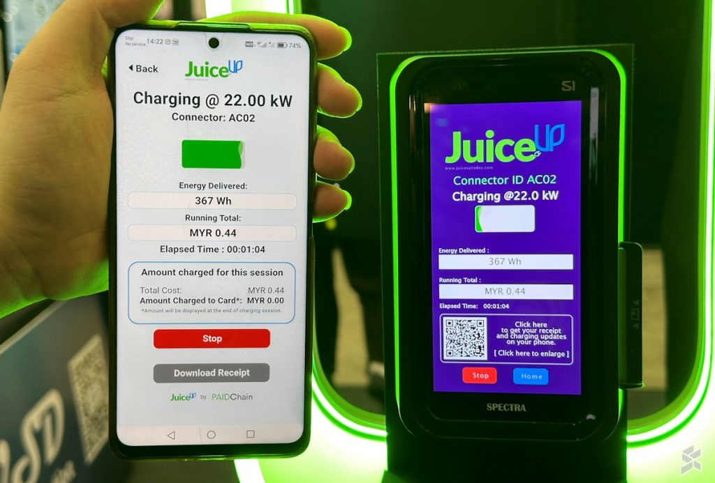 JuiceUp card payment system for EV chargers - EVX 2024