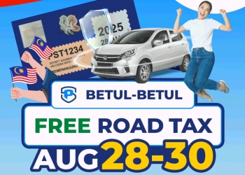 Policy Free Road Tax Promo - August 2024