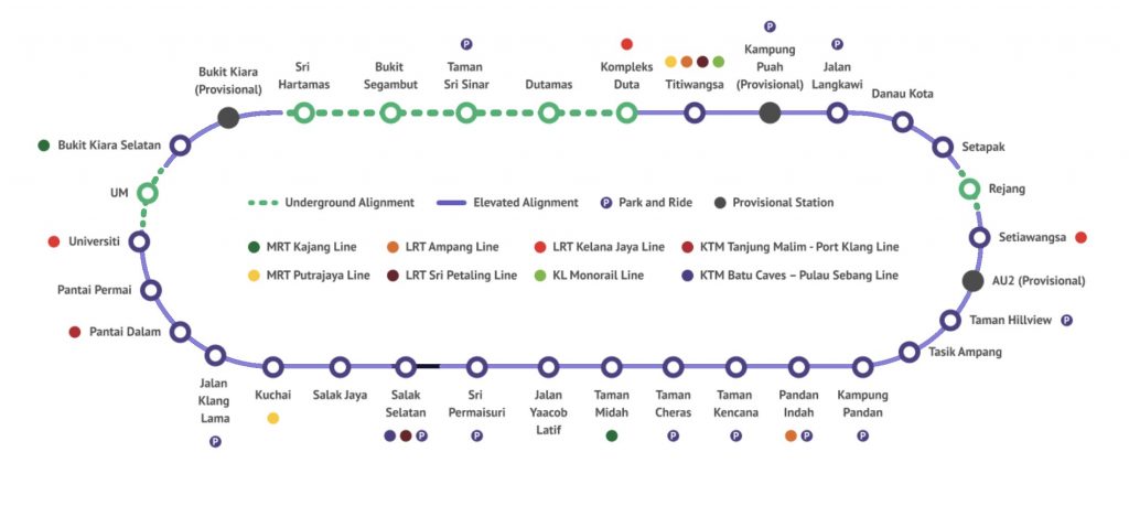 MRT 3 Circle Line stations and interchanges