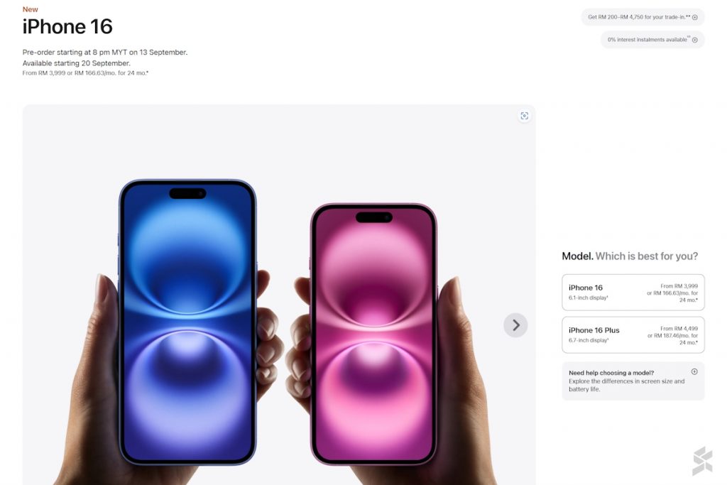 iPhone 16 and iPhone 16 Pro coming to Malaysia on 20 Sept, price starts at RM3,999