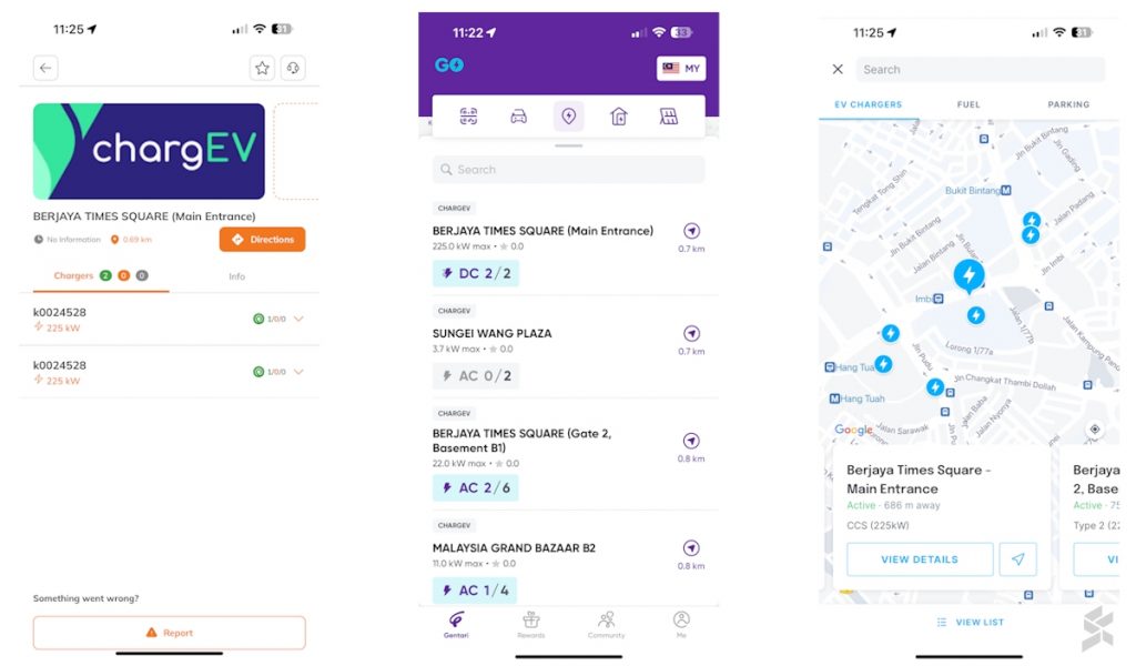 ChargEV roaming on JomCharge, GentariGo, Setel