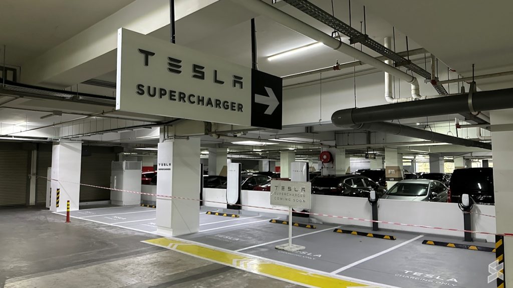 This is the first Tesla Supercharger site in Shah Alam, equipped with four Supercharger V4 stalls