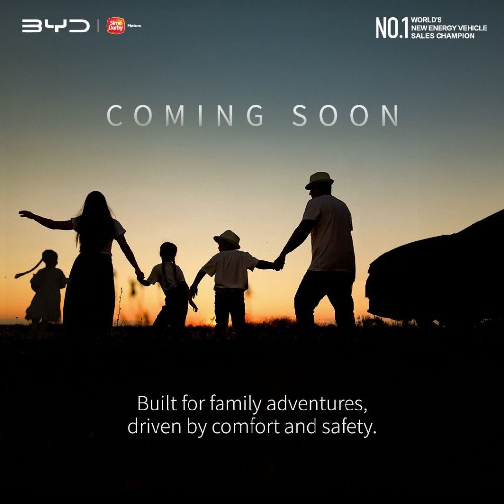 BYD Malaysia teases a new family car coming soon