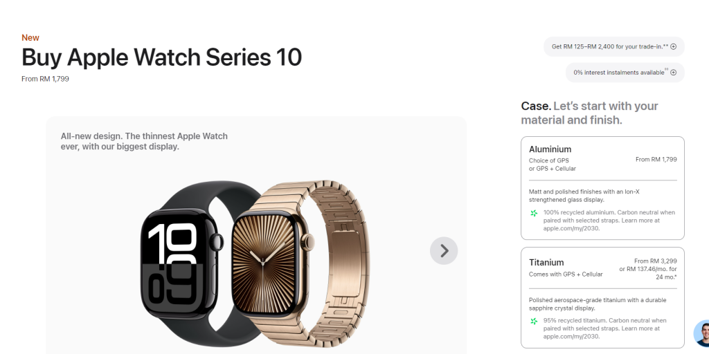 Apple Watch Series 10 now available in Malaysia