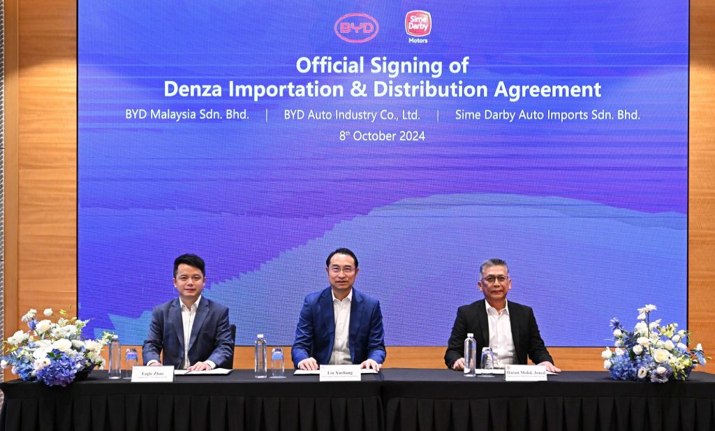 Sime Darby Imports appointed official importer for Denza and BYD Malaysia is the official distributor