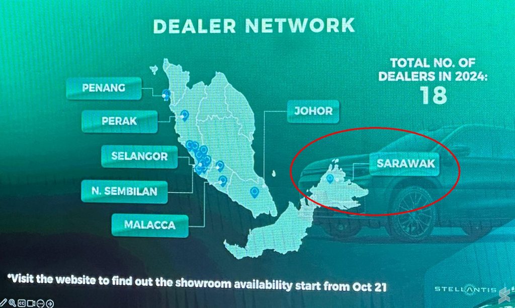 Leapmotor Dealership for Sarawak was pinned in Sabah