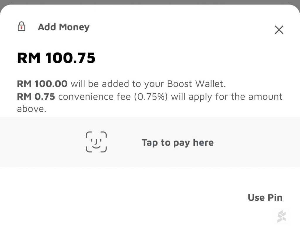 Boost eWallet imposes convenience fee for all credit card reloads