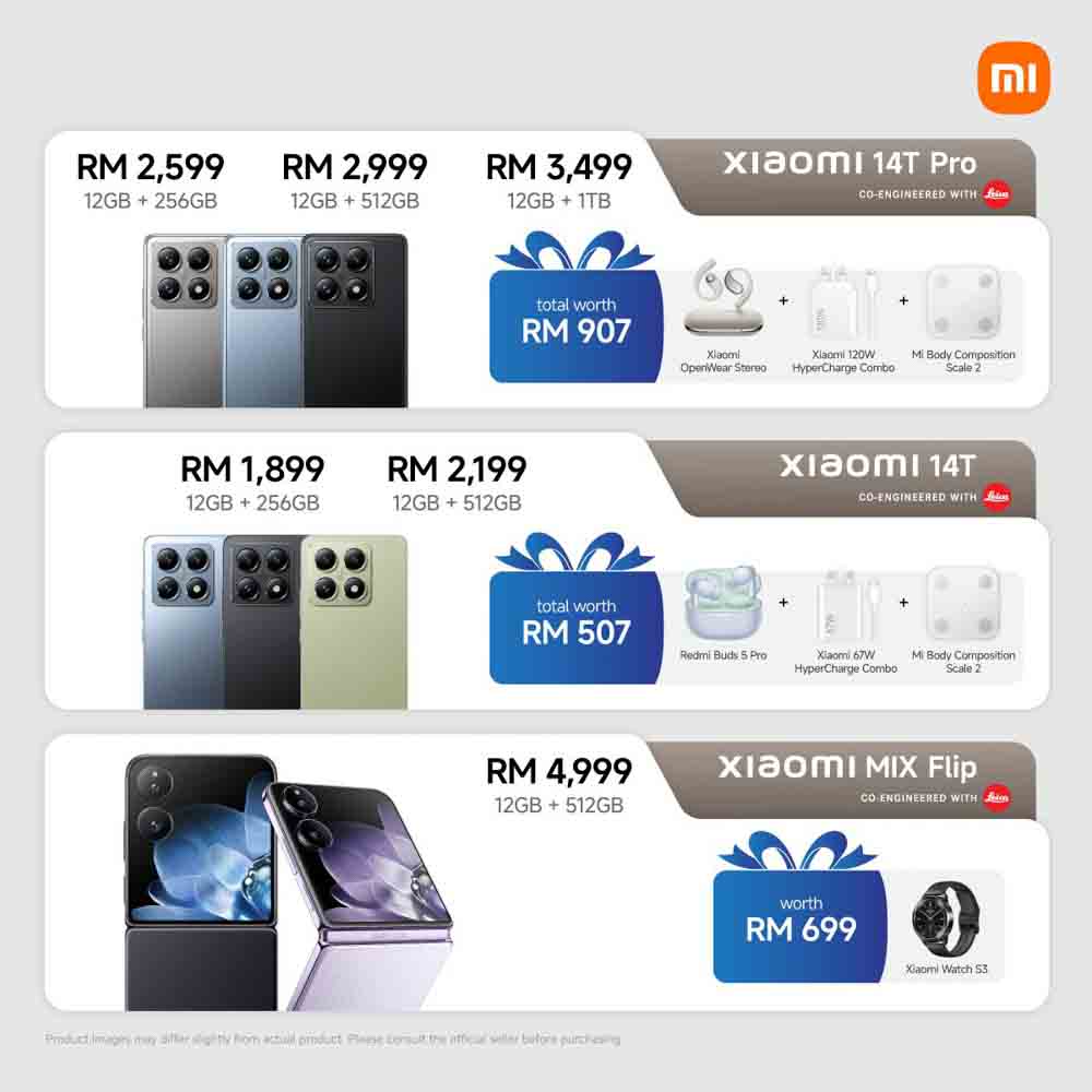 Check out the Xiaomi 14T Series Roadshow at KLCC, enjoy exclusive gifts and offers