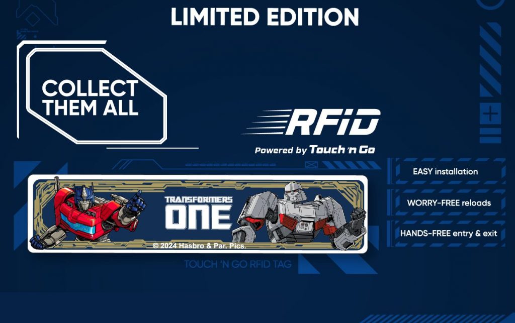 Limited Edition Transformers One Touch 'n Go RFID Tag