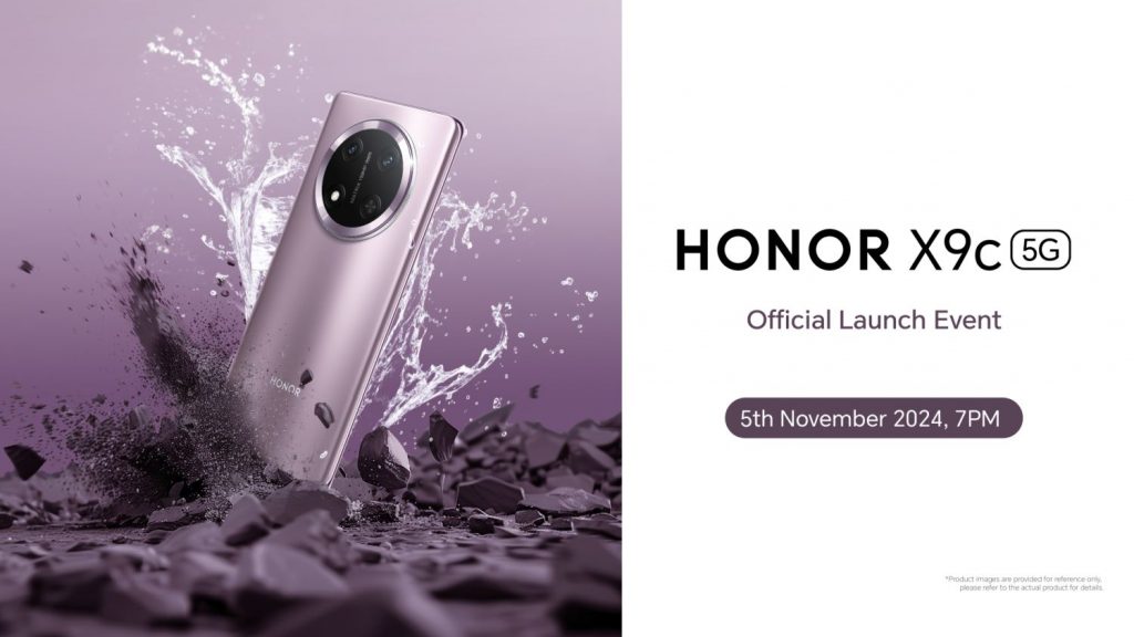 Honor X9c 5G Malaysia launch happening on 5th Nov, book now to get RM1,486 worth freebies and extra cashback