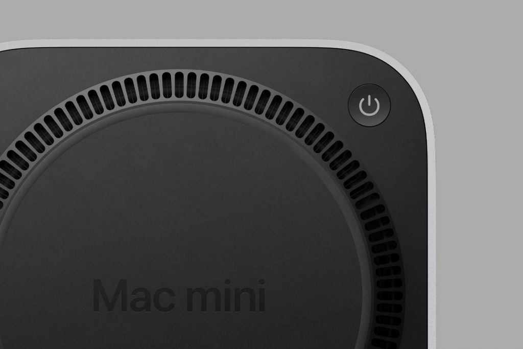 New power button location for the Mac Mini 2024