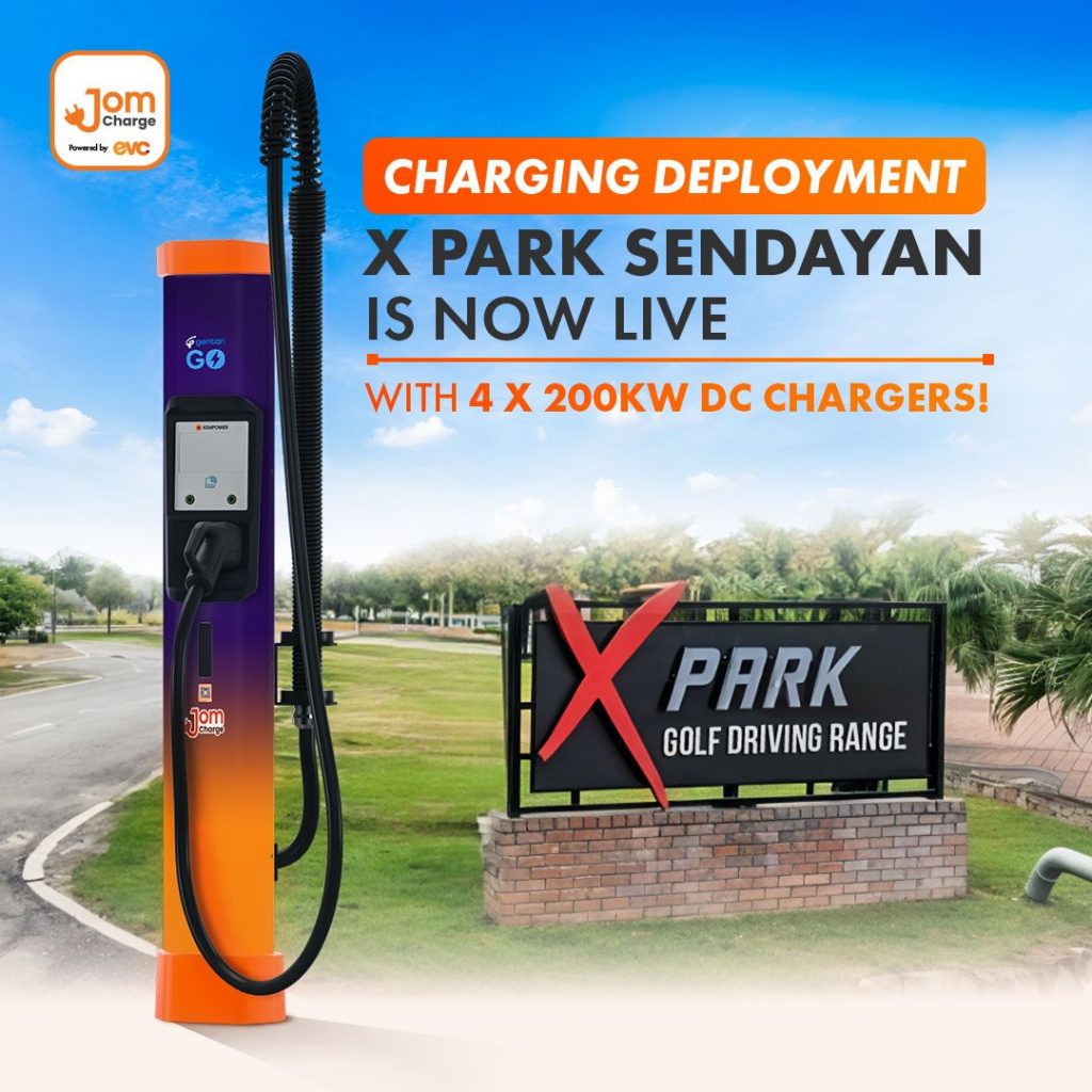 Gentari 200kW DC Charger now available at X Park Sendayan