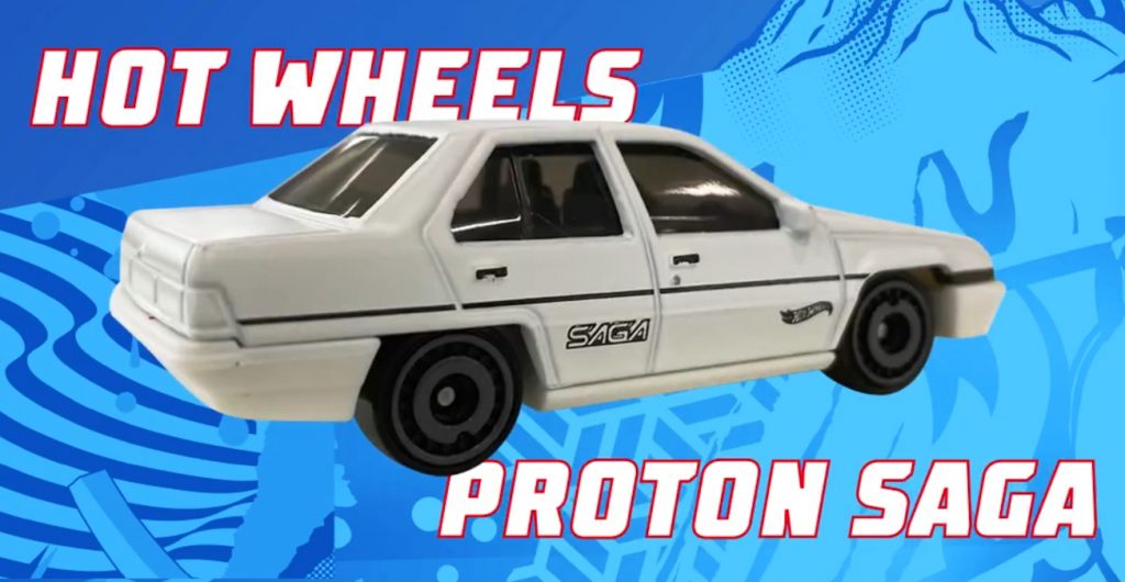 Hot Wheels rolls out Proton Saga in white, available this week in Malaysia