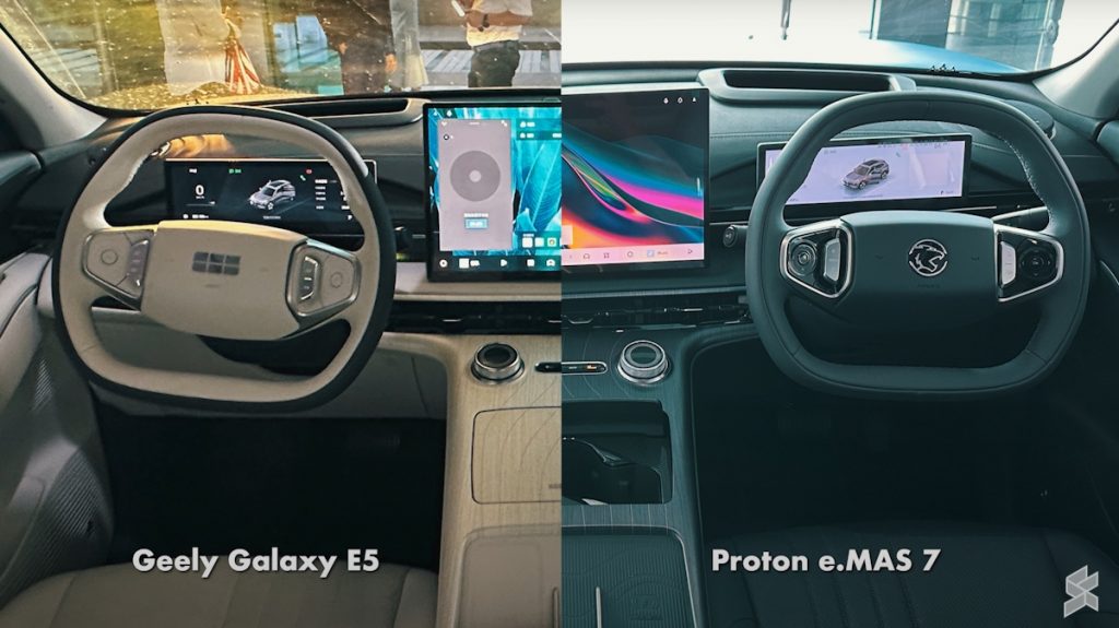 Proton e.MAS 7 vs Geely Galaxy E5