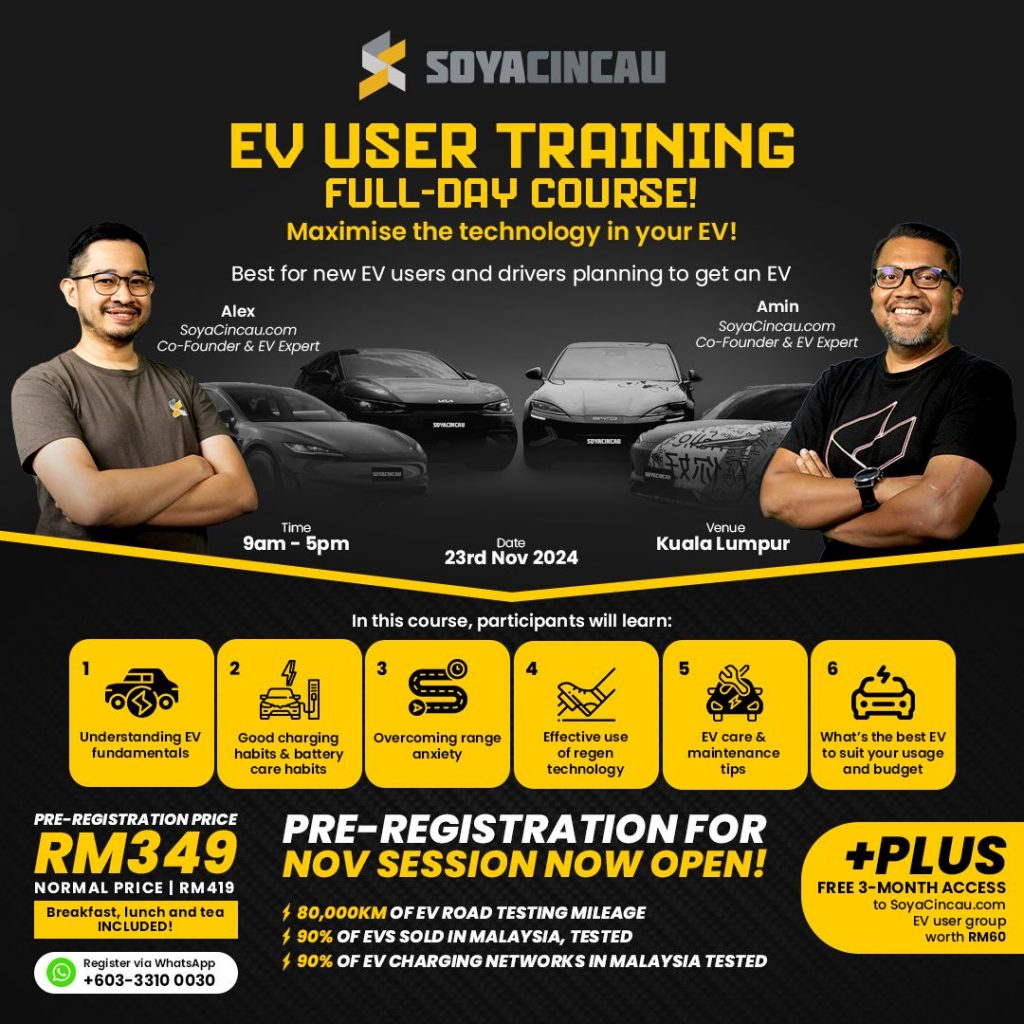 SoyaCincau.com EV User Training Course on 23 November