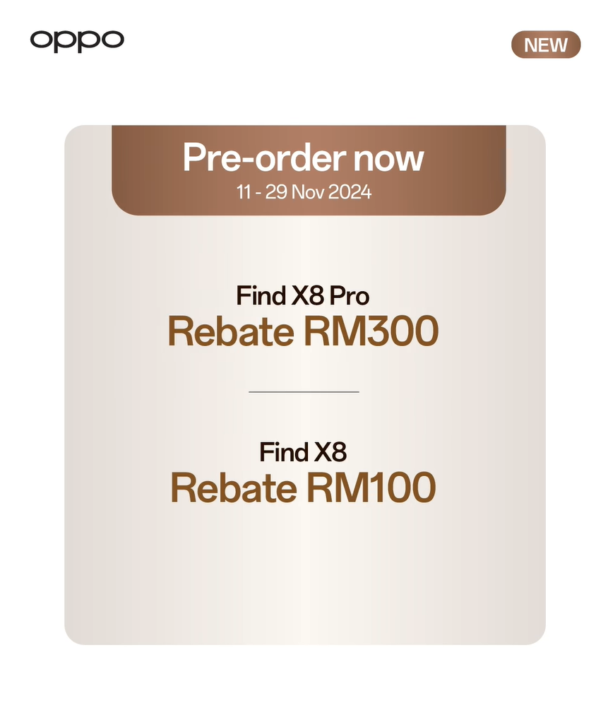 Oppo Find X8 series pre-orders now open in Malaysia