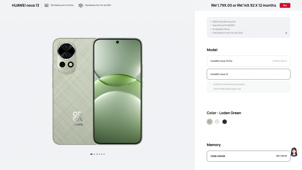 Huawei Nova 13 series pre-order open in Malaysia, from RM1,299