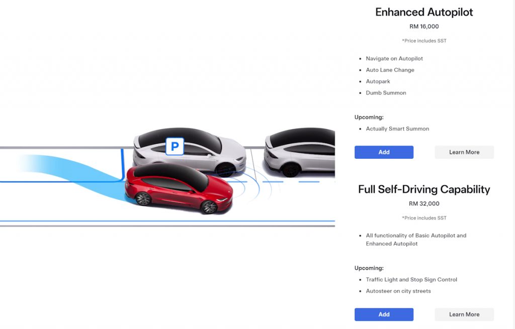 Tesla Malaysia EAP and FSD add-on - December 2024