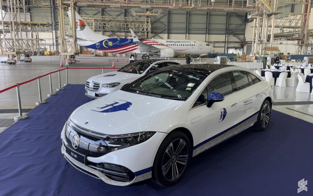 Mercedes-Benz EVs are now the official vehicles for Malaysia Airlines private terminal transfer at KLIA