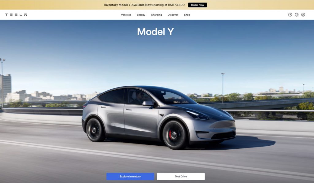 Tesla Malaysia offers significant discounts for the outgoing Model Y