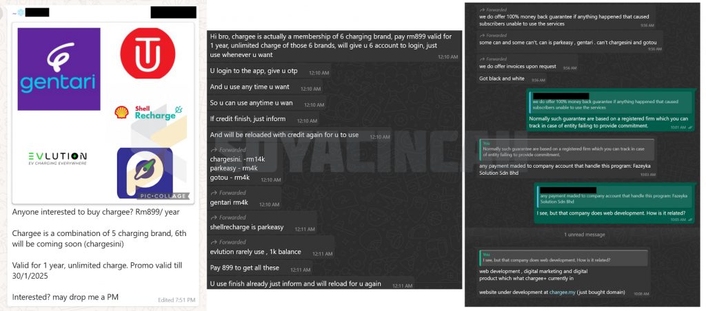 Chargee+ Unlimited EV Charging Scam Fraud