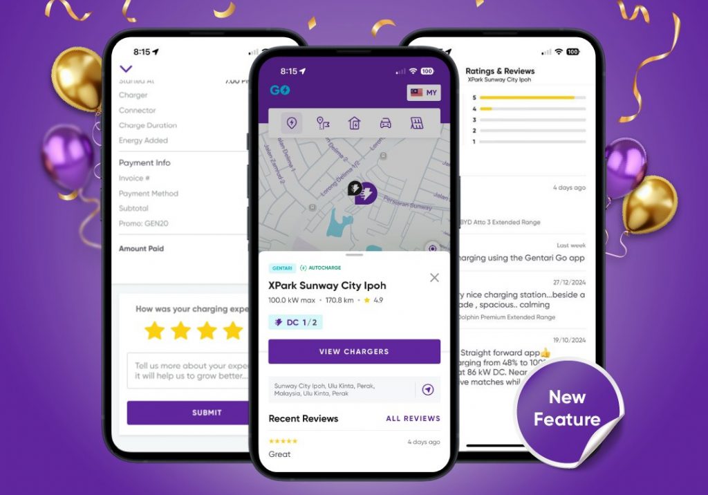 Gentari Go In-App Ratings and Reviews