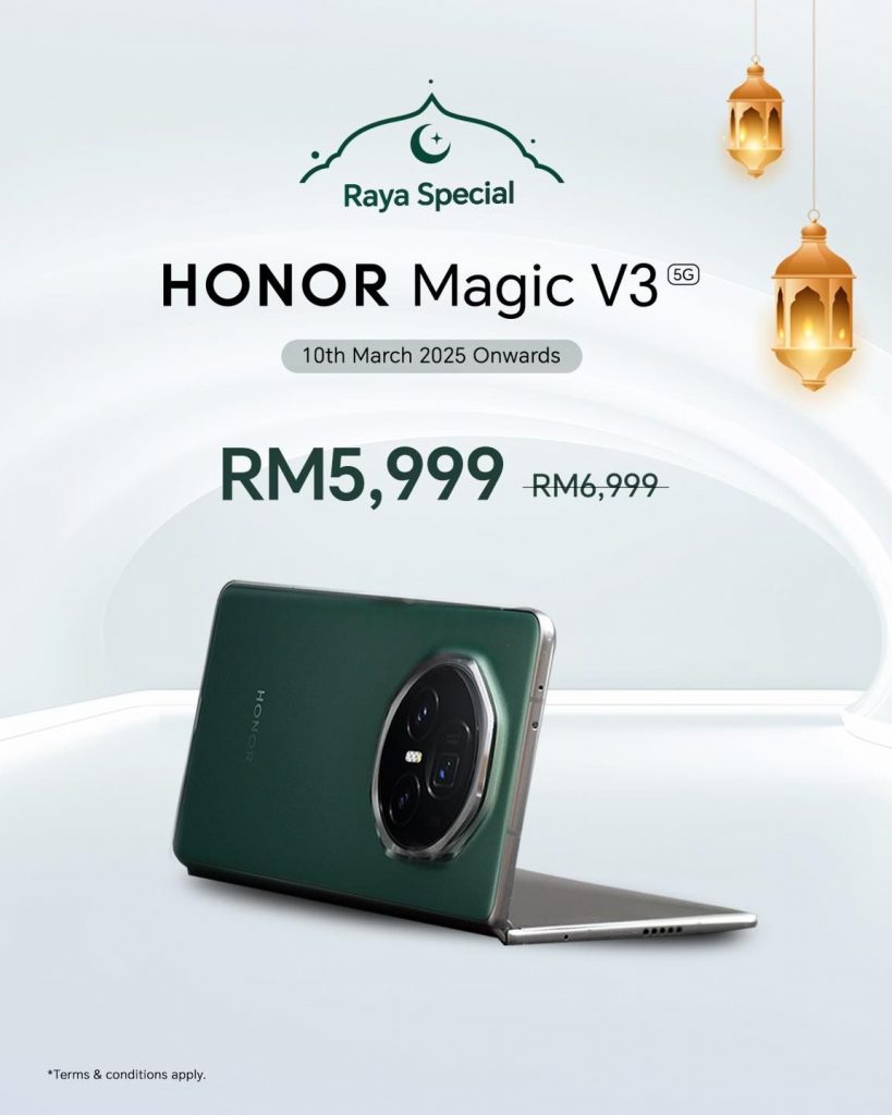 Honor Magic V3 slashed by RM1,000 in Malaysia, now priced at RM5,999