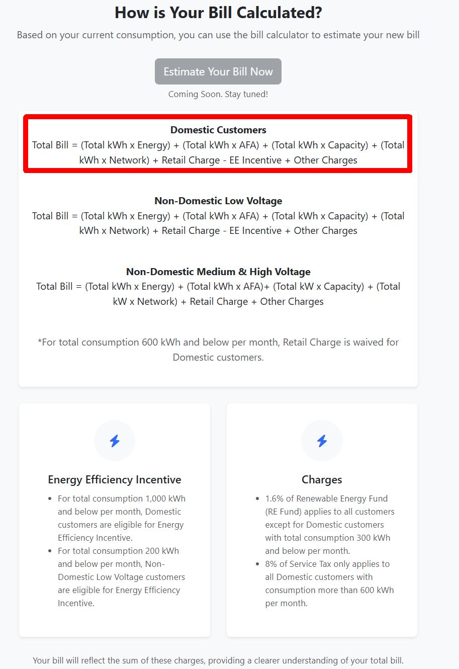 Tnb Bill Example TNB Electricity Bill changes starting July 2025. What's new?