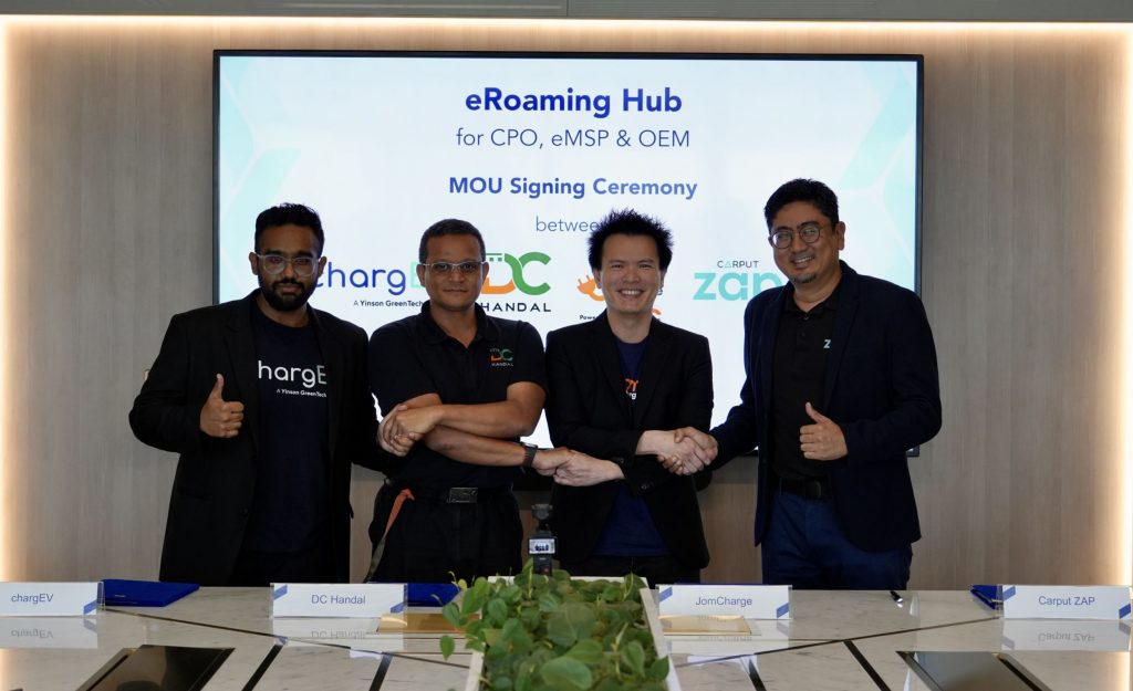 250725 eroaming hub alliance chargev jomcharge evc dc handal carputzap