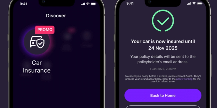 GXBank Car Insurance Renewal - Zurich Malaysia
