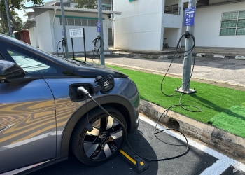 Lamp Pole EV Charger, UMPSA Pekan