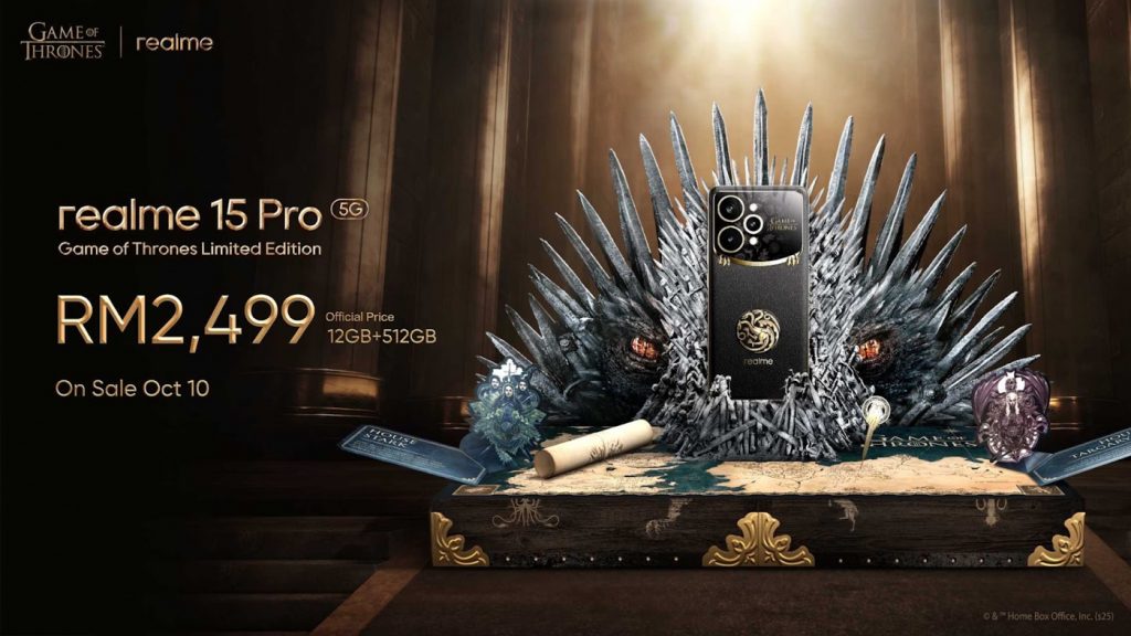 Realme 15 Pro Game of Thrones Limited Edition launched in Malaysia 1 251008 realme 15 pro game of thrones limited edition malaysia