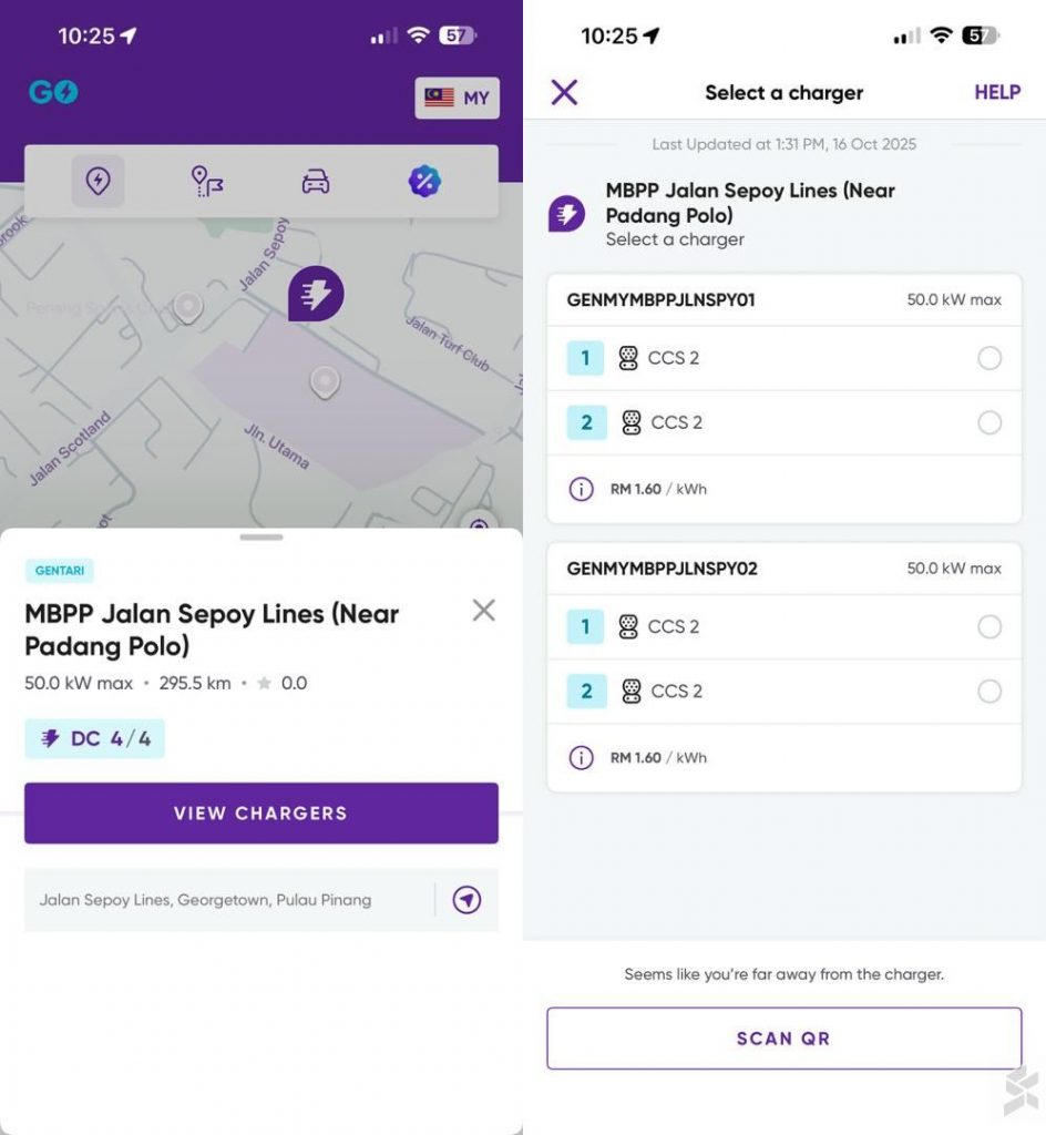 Gentari deploys four DC Charging bays at Padang Polo in Georgetown 1 251016 gentari MBPP Jalan Sepoy Lines EV Charger