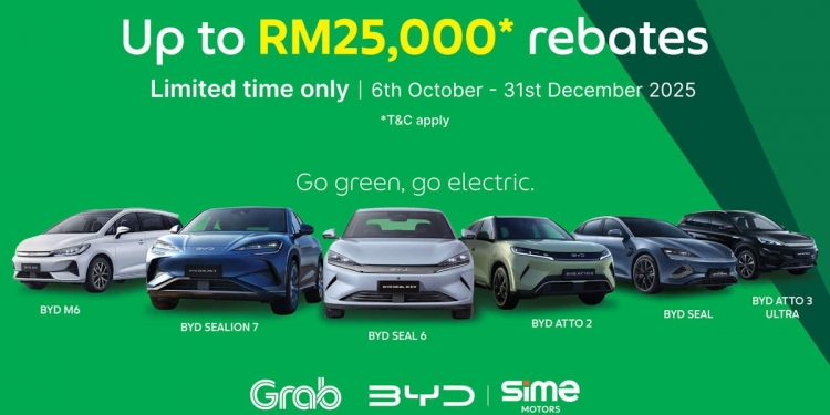 Grab Malaysia x BYD EV rebates