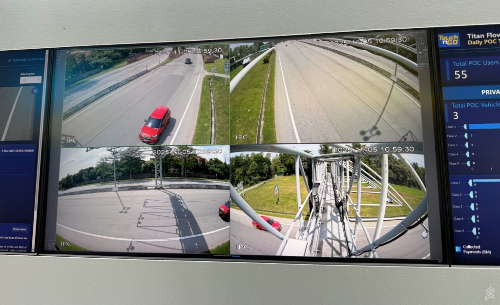 Touch 'n Go showcases Titan Flow MLFF with RFID, ANPR & LiDAR 10 251105 TNG Titan Flow MLFF 09 screen