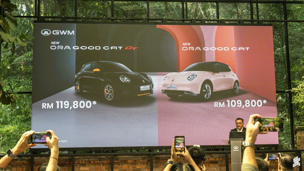 GWM Ora Good Cat Ultra and GT: New 57.7kWh LFP battery and MyGWM app support, priced from RM109,800 1 251106 gwm ora good cat 2026 malaysia launch 02