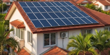 Rooftop Solar System - AI-Generated Image