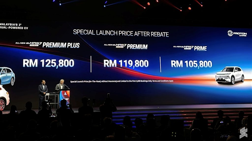 Proton e.MAS 7 PHEV Price
