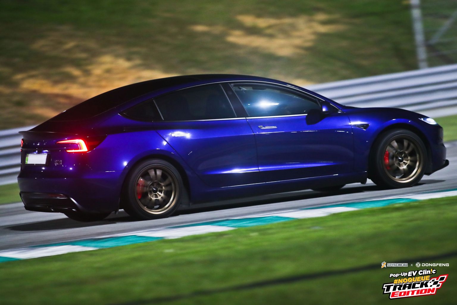 Tesla Performance Fastest Track Fastest EV at Malaysia's biggest EV Track Day: Exotic Mods Tesla Model ...