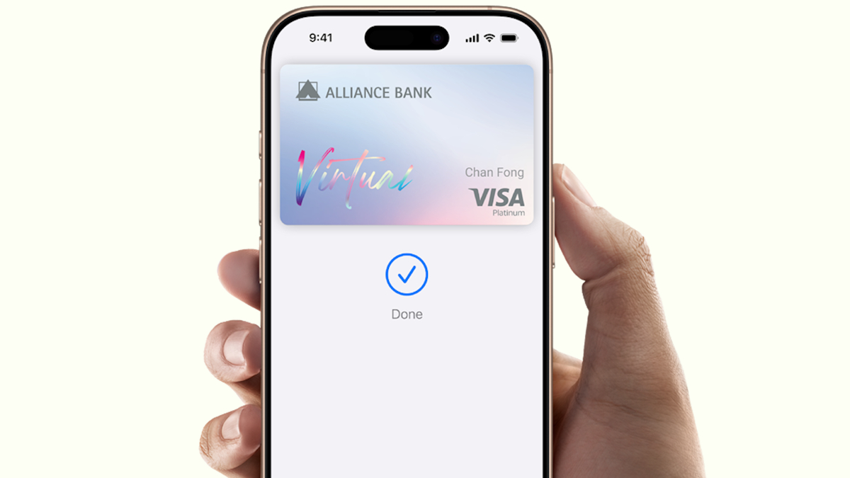 Alliance Bank announces Apple Pay support: Only for Visa credit cards, offers RM30 launch cashback